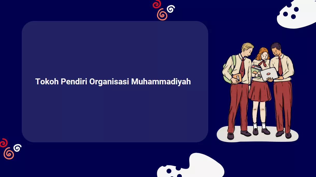 Tokoh Pendiri Organisasi Muhammadiyah
