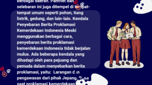 Apa Saja Kendala Penyebaran Berita Proklamasi Kemerdekaan Indonesia?